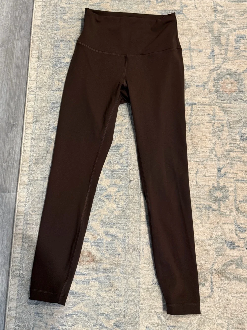 Lululemon Classic High-Waist Solid Leggings - Dark Brown